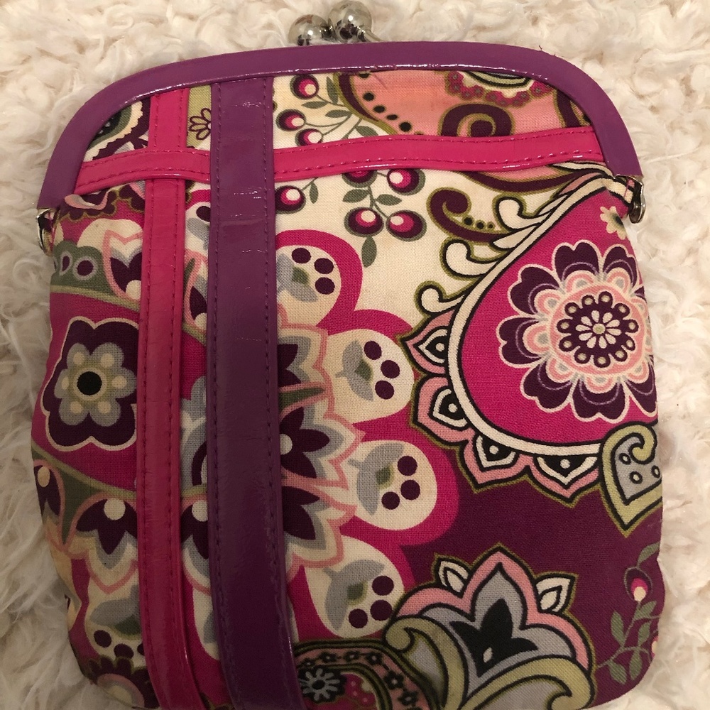 Vera Bradley Very Berry Paisley Small Pouch
